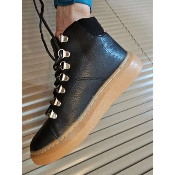 NWOT Size 4 casual Black Ankle Boots RRP 32£, Never Worn, non-slip crepe sole - Picture 8 of 11